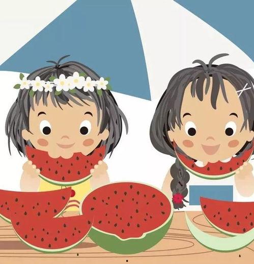 网红吃瓜动漫头像图片高清,带你领略二次元美食风潮